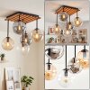Gastor lampa sufitowa wisząca 5-punktowa E14, kuliste klosze retro