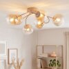 Chehalis lampa sufitowa 6-punktowa z kulistymi kloszami, falista, ø 58 cm