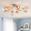 Chehalis nowoczesna lampa sufitowa G9, 6-punktowa, średnica 64 cm, retro do salonu