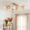 Chehalis nowoczesna lampa sufitowa G9, 6-punktowa, średnica 64 cm, retro do salonu