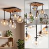 Gastor lampa sufitowa z kulistymi kloszami, 5-punktowa E14, retro boho