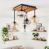 Gastor lampa sufitowa z kulistymi kloszami, 5-punktowa E14, retro boho