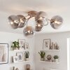 Chehalis nowoczesna lampa sufitowa 6-punktowa G9, kuliste klosze, ø 64 cm