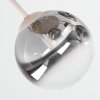 Chehalis 5-punktowa lampa sufitowa z kulistymi kloszami G9, Ø 45 cm