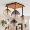 Koyoto plafon, lampa sufitowa 4-punktowa boho retro z kulistymi kloszami
