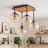 Koyoto lampa sufitowa 4-punktowa z kulistymi kloszami, listwowa podsufitka