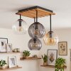 Koyoto lampa sufitowa z kulistymi kloszami, 4-punktowa E14, boho vintage