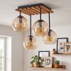 Koyoto lampa sufitowa 4-punktowa E14, oświetlenie sufitowe retro z kulami