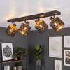Alsen lampa sufitowa spotowa 4-punktowa z ażurowymi regulowanymi kloszami