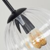 Koyoto lampa sufitowa 4-punktowa E14 ze szklanymi kloszami w stylu retro