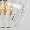 Koyoto lampa sufitowa 4-punktowa E14 ze szklanymi kloszami w stylu retro