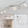 Plafoniera LED Villenauxe, 6 białych elementów, 3000 Kelvin ciepła biel