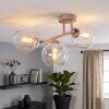 Nowoczesna klastrowa lampa sufitowa Koyoto, 3 przezroczyste szklane kule
