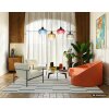 NOWA Toy lampa wisząca 4-punktowa do jadalni i salonu, nowoczesna, 108 cm