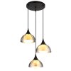 NOWA Eva nowoczesna lampa wisząca 3-punktowa nad stół do jadalni i kuchni, Ø39 cm