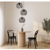 NOWA Selina nowoczesna lampa wisząca do jadalni 3-punktowa E27 Ø 45 cm