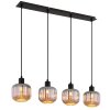 NOWA Tom nowoczesna lampa wisząca E14 4-punktowa do jadalni i kuchni, 80,8 cm