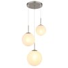 Kop NOWA 3-punktowa lampa wisząca kulista do jadalni, nowoczesna, E27, Ø 50 cm