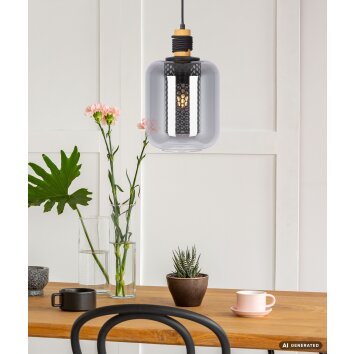 NOWA Ando regulowana lampa wisząca do jadalni, E27, 40 W, Ø 20 cm, 1-punktowa