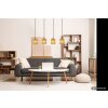 NOWA Leeds podłużna lampa wisząca 4-punktowa E14, długość 87 cm do jadalni i kuchni