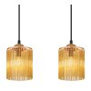 NOWA Leeds podłużna lampa wisząca 4-punktowa E14, długość 87 cm do jadalni i kuchni