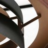 Steinhauer Flinter nowoczesna okrągła lampa wisząca do jadalni, długość 50 cm