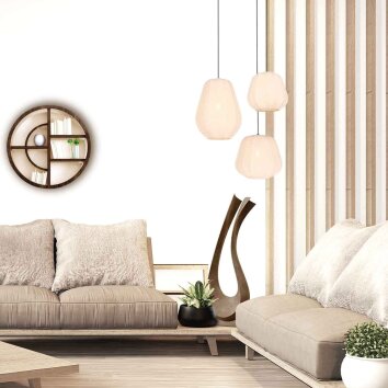 Steinhauer Sable zwis sufitowy lampa wisząca E27, średnica 28 cm, do jadalni