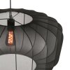 Steinhauer Sable okrągła lampa wisząca z ażurowym kloszem, długość 60 cm, do salonu