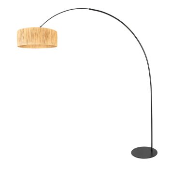 Steinhauer Curve nowoczesna lampa podłogowa łukowa E27 do salonu, jadalni i sypialni