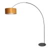 Steinhauer Curve łukowa lampa podłogowa z wyłącznikiem 210 cm E27 do salonu, nowoczesna