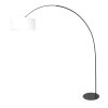 Steinhauer Curve lampa stojąca łukowa do czytania z okrągłym kloszem, wys. 210 cm