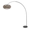 Steinhauer Curve nowoczesna lampa stojąca łukowa E27 z ażurowym kloszem