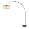 Steinhauer Curve nowoczesna lampa podłogowa łukowa z ażurowym kloszem E27