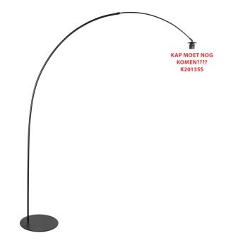 Steinhauer Curve nowoczesna lampa podłogowa łukowa 210 cm E27 do salonu i sypialni