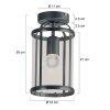 Steinhauer Pimpernel klasyczna lampa sufitowa plafon E27 Ø 16 cm do salonu i jadalni