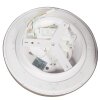 Steinhauer Srebrna płaska okrągła lampa sufitowa Flady LED, 2700 Kelvin ciepła biel