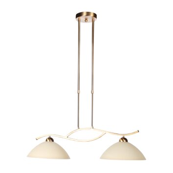 Steinhauer lampa wisząca Anthea z falistą konstrukcją, regulacją wysokości