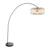 Steinhauer Solva lampa podłogowa łukowa do salonu i jadalni, regulowane ramię