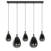 Steinhauer Lampa wisząca Glimsy, kroplowe klosze, LED 2700 Kelvin, regulacja wysokości