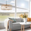 Steinhauer Sparkled Light nowoczesna pleciona lampa wisząca, ø 60 cm