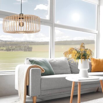 Steinhauer Sparkled Light nowoczesna pleciona lampa wisząca, ø 60 cm