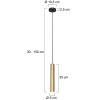 Steinhauer Tubel nowoczesna regulowana lampa wisząca tubowa GU10 do salonu
