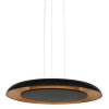 Steinhauer Golden Veil nowoczesna okrągła ringowa lampa wisząca LED 2-punktowa, Ø 60 cm