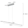 Steinhauer Bande lampa wisząca do jadalni LED regulowana 2200-4000 K 3800 lm 21 W