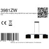 Steinhauer Stang nowoczesna 3-punktowa lampa wisząca do jadalni, regulowana lampa wisząca E27 140 cm