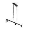 Steinhauer Stang nowoczesna 3-punktowa lampa wisząca do jadalni, regulowana lampa wisząca E27 140 cm