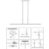 Steinhauer LED lampa wisząca Zelena, pamięć, regulowana barwa światła 2200-4000 Kelvin