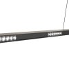 Steinhauer Fluxy regulowana lampa wisząca listwa LED, 9-punktowa, długość 9 cm