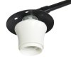 Steinhauer lampa stojąca Sparkled Light, cylindryczny abażur złoty i czarny, regulowana E27