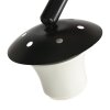 Steinhauer lampa stojąca Sparkled Light, cylindryczny abażur złoty i czarny, regulowana E27